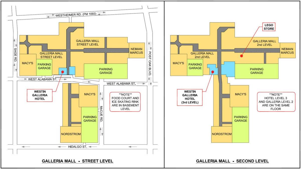 Houston Galleria mall anzeigen