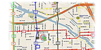 Houston-bus-Routen Karte