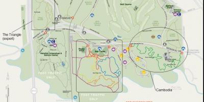 Karte von Houston Memorial park