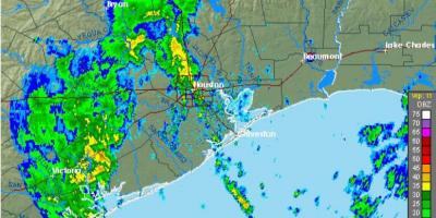 Regen-Karte Houston
