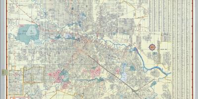 Street Stadtplan von Houston