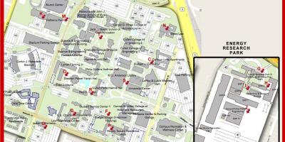 Karte von university of Houston