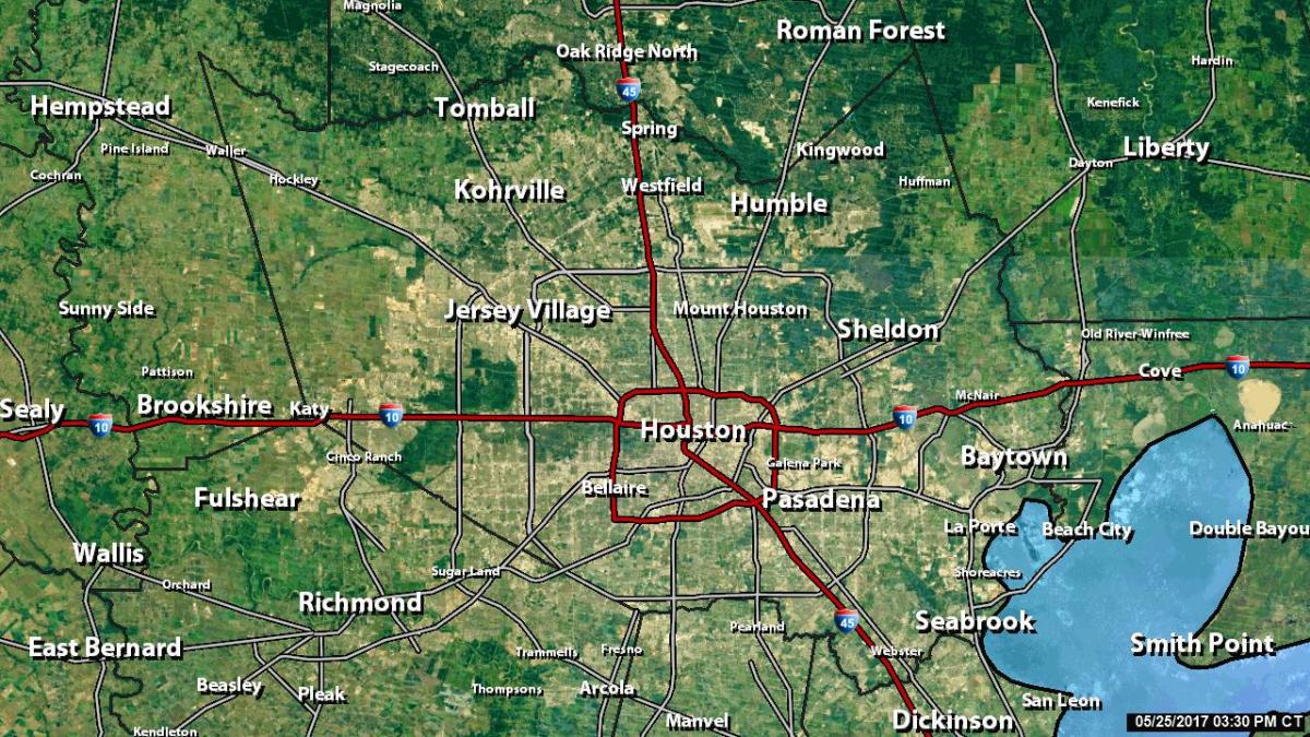 radar-Karte Houston