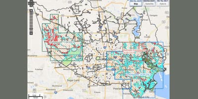 Überschwemmungen in Houston anzeigen